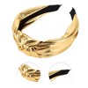Unique Bargains Women's Elegant Glossy Knotted Wide Hairband 6.69"x5.12" 1 Pc - 3 of 3