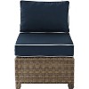 HomeStock Bradenton Outdoor Wicker Sectional Sofa - 3 of 4