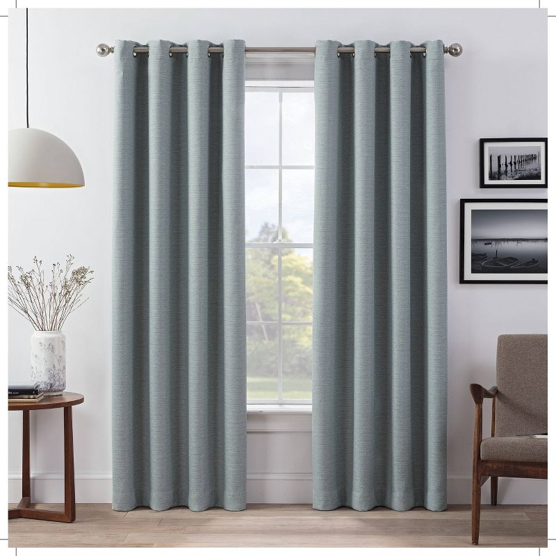 Set of 2 Wyckoff Blackout Window Curtain Panels - Eclipse, 1 of 8