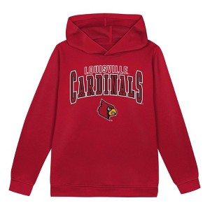 NCAA Louisville Cardinals Toddler Boys' Poly Hooded Sweatshirt - 1 of 1