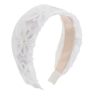 Unique Bargains Women's Fashion Lace Wide Headbands 1 Pc - 1 of 4