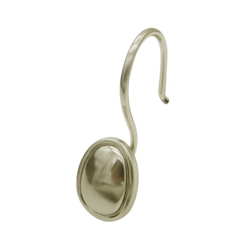 shower hooks curtain elegant dark silver target fashions