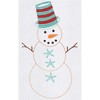 C&F Home Coastal Snowman with Blue Starfish Buttons Cotton Flour Sack Kitchen Dish Towel  27L x 18W in. - 2 of 2