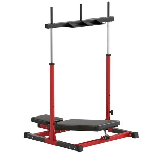 Soozier Vertical Leg Press Machine, 660LBS Capacity, with Adjustable Leg, Back and Head Positions, 2" Olympic Plate Compatible - 1 of 4
