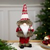 Northlight Standing Gnome with Knitted Outfit Christmas Figure - 19" - Red - 2 of 4