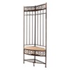 Kings Brand Furniture Salini Metal Corner Entryway Hallway Storage Bench with Coat Rack - 3 of 4
