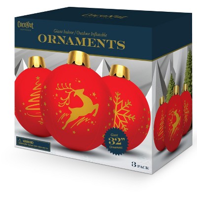 CocoNut Outdoor 32" Inflatable Holiday Ornaments