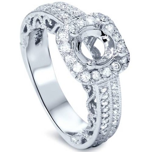 Cushion cut hot sale setting only