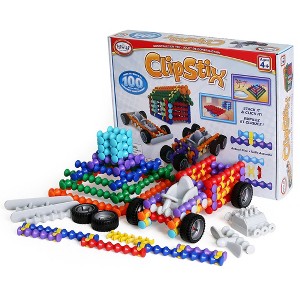 Popular Playthings Clipstix® Construction Toy, 100 Pieces - 1 of 3