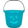 Teal Pumpkin Halloween Trick or Treat Bucket 8.5 in (2 Pack)-Official Teal Pumpkin Project Allergy-Friendly Candy Pail Accessory and Party Supplies - 2 of 2