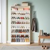 Resenkos 5-Tier Storage Shelf, Multi-Level Display Table, Living Room Home Furniture, Space-Saving & Stylish, White - 4 of 4