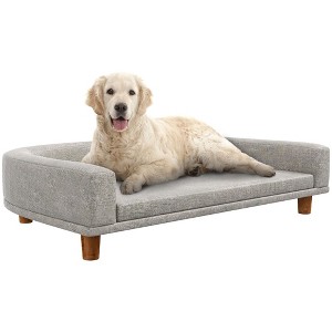 UbMelt Dog Bed Elegant Pet Bed for Medium Dogs Comfy Dog Couch with Removable Cushion Durable Elevated Dog Sofa Bed Modern and Stylish Dog Sofa - 1 of 4