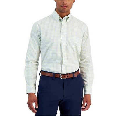 Club Room Mens Regular Fit Button Down Dress Shirt
