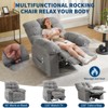 GOCAPTAIN Recliner Chair with Overstuffed Back & 2 Side Pockets for Living Room, Bedroom - 4 of 4