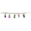 Super Mario Bros 5 Character Charm Chain Link Jewelry Bracelet For Women - 2 of 4