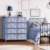 Sorbus 8 Drawers Dresser- Storage Unit with Steel Frame, Wood Top, Fabric Bins - for Bedroom, Closet, Office and more - 2 of 4
