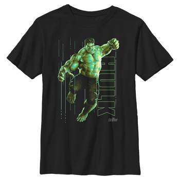 Boy\'s Marvel Incredible Hulk Ripped Shirt T-shirt : Target