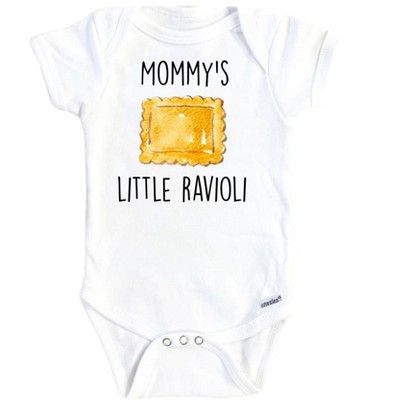 Italian Mommy Pasta Onesie® Baby Boy Girl Clothes Infant Bodysuit Funny Cute Newborn GS1
