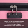 Whisen 3-Piece Set(20/24/28 in.) PP Luggage Sets Hardshell Lightweight Suitcase with TSA Lock - 4 of 4
