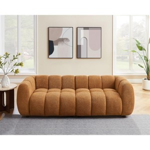 VANOMi 88.98’’ Modern Boucle Upholstered Sofa Couch - 1 of 4