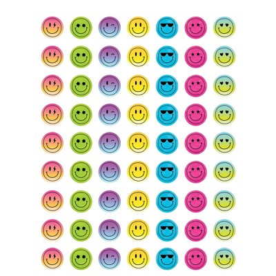 Teacher Created Resources Brights 4Ever Smiley Faces Mini Stickers (Pack of 10)