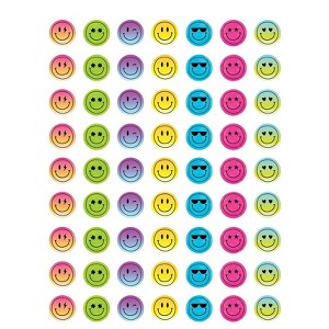 Teacher Created Resources Brights 4Ever Smiley Faces Mini Stickers (Pack of 10) - 1 of 1