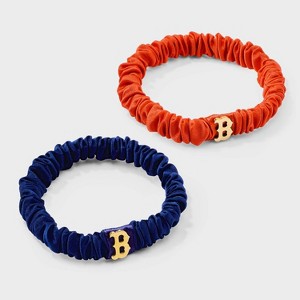 Bijoux Sport by Luv Aj MLB Logo Silky Hair Ties 2pc - 1 of 2