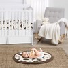 Sweet Jojo Designs Girl Boy Gender Neutral Unisex Baby Tummy Time Playmat Western Cowgirl Off White and Brown - 2 of 4