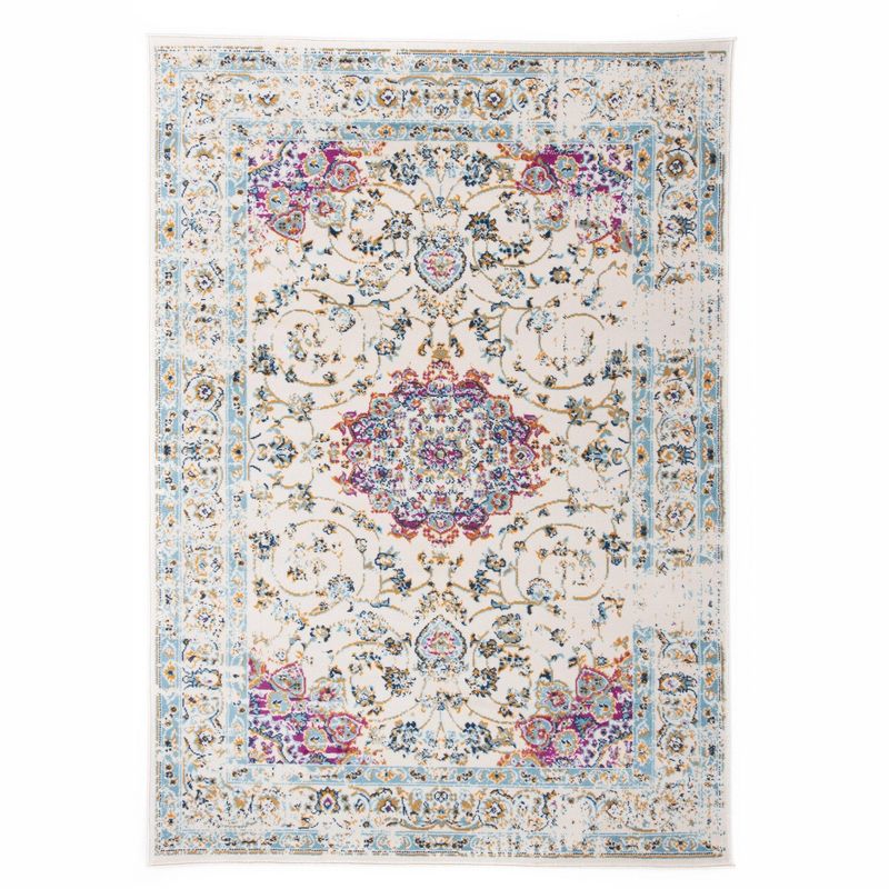 World Rug Gallery Traditional Distressed Oriental Area Rug, 1 of 10