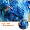 Joyfy Wearable Blanket Hoodie for Kids Adults, Christmas Oversized Flannel Fleece Sweatshirt Blanket, Cozy Blanket Birthday Gift for Family Girls Boys - 4 of 4