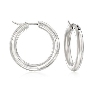 Ross-Simons Italian Sterling Silver Hoop Earrings - 1 of 4