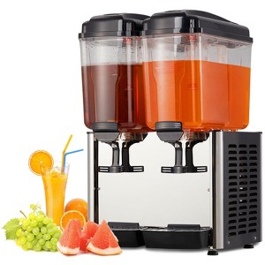 Black Commercial Beverage Dispenser – Stainless Steel Drink Machine with Thermostat for Restaurants, Hotels & Parties - 1 of 4