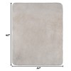Waterproof Pet Blanket - 30x40-Inch Reversible Fleece Throw Protects Couches, Cars, and Beds from Spills, Stains, and Fur by PETMAKER (Tan) - 2 of 4