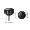 Unique Bargains Plastic Threaded Bolt Knurled Clamping Knob Thumb Screws 6 Pcs - 2 of 4