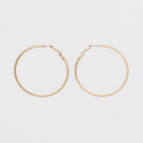 Thick Circle Hoop Earrings - Universal Thread™ Gold : Target