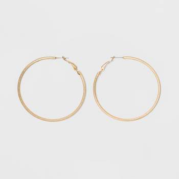 Thick Circle Hoop Earrings - Universal Thread™ Gold