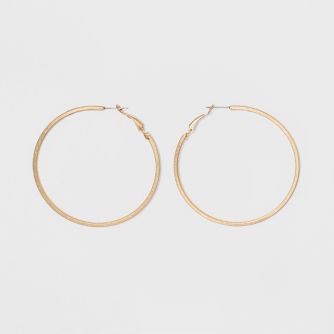 Thin Circle Hoop Earrings - Universal Thread™ - image 1 of 3