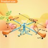 VisioGear Outdoor Kids Spinning Seesaw, Sit and Spin Teeter Totter, Outdoor Playground Equipment Swivel Teeter Totter, Multicolor, 30"*18"*7" - 3 of 4