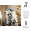 Decorative Butterfly Ceramic Temple Jar with Lid for Living Room Decor - Versatile Jar or Vase for Room, House, and Table Decor - Multi - 4 of 4