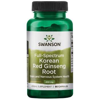Swanson Full Spectrum Korean Red Ginseng Root 400 mg 90 Caps