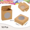 Unique Bargains Bakery Candy Jewelry Soap Display Kraft Mini Gift Boxes 16 Pcs - 2 of 4