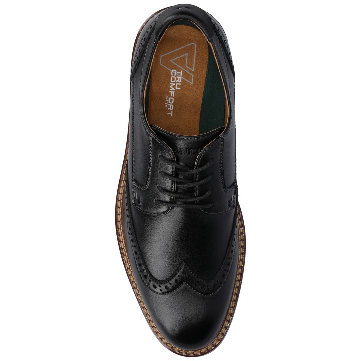 Vance Mens Lorenzo Wingtip Hybrid Casual Dress Shoe - thumbnail 4
