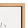 18" x 24" Sylvie Morning Coffee Hug Framed Canvas Wall Art by Maggie Stephenson Natural - Kate and Laurel: Modern Decor, Abstract Screen Print - 3 of 4