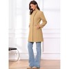 Allegra K Women's Stand Collar Long Sleeve Winter Outerwear Coat - 4 of 4