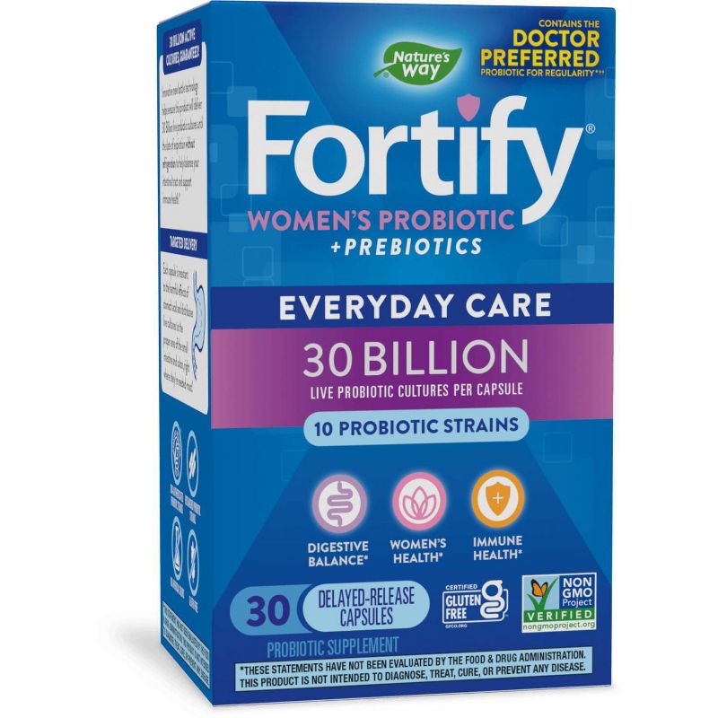 Nature's Way Fortify Women's Probiotic Capsules - 30ct, 1 of 14