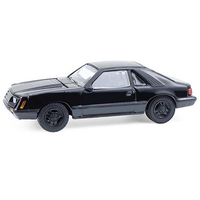 1979 Ford Mustang Fastback Black "Black Bandit" Series 30 1/64 Diecast Model Car by Greenlight