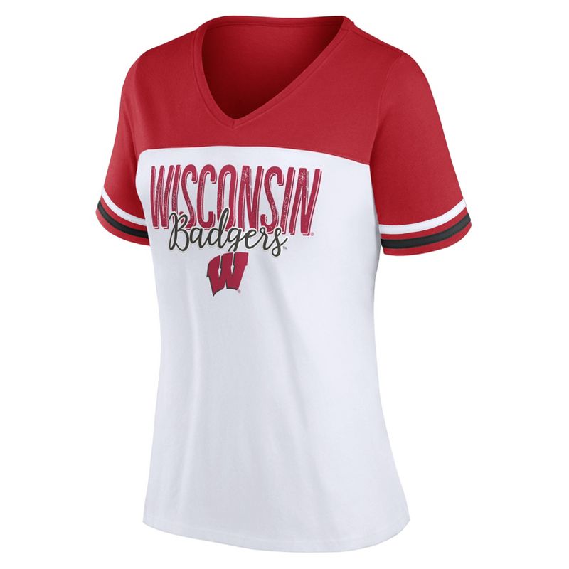 NCAA Wisconsin Badgers Women&#39;s Yolk T-Shirt, 2 of 4