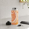 Sunshinecanteen Orange Marble Water Bottle - Society6 - 4 of 4