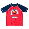 Sesame Street Elmo Baby Pullover Rash Guard and Swim Trunks Outfit Set Infant to Toddler - image 3 of 4