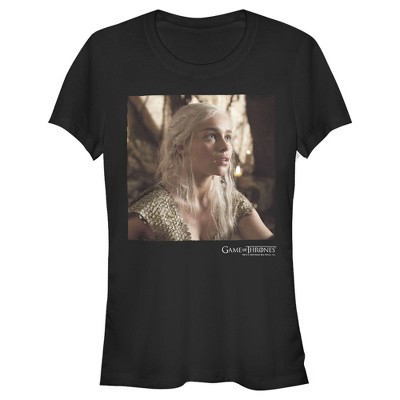 Juniors Womens Game Of Thrones Daenerys Portrait T-shirt : Target